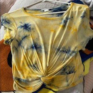 Tie dye crop